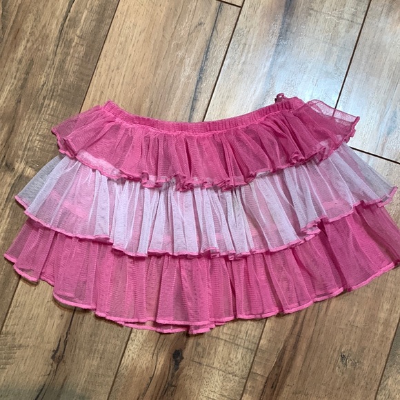 Disney pink frilly tutu skirt